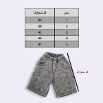 شلوارک جین بچگانه طرح LV - Image 5